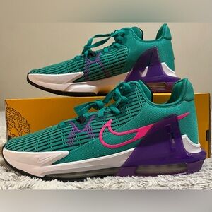Nike Teal Pink Purple Athletic Sneakers